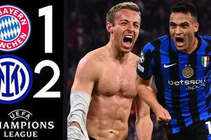 Bayern Munich vs Inter Milan 1-2: Marcus Thuram đánh gót điệu nghệ, Lautaro Martinez mở bàn, Muller gỡ hòa nhưng Frattesi lập tức tỏa sáng, Bayern khó nhằn lượt về Bán kết Champions League