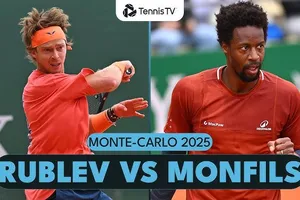 Andrey Rublev vs Gael Monfils 6-4, 7-6(2): Rublev hạ Monfils, giành vé gặp ArthurFils, tiếp tục hành trình Monte Carlo Masters