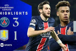 PSG vs Aston Villa 3-1: Rogers bất ngờ mở bàn nhưng Doue gỡ hòa, Kvaratskhelia, Mendes chốt hạ chiến thắng lượt đi, PSG rộng cửa giành vé bán kết Champions League 2025
