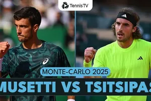 Lorenzo Musetti vs Stefanos Tsitspas 1-6, 6-3, 6-4: Thắng Tsitspas nhọc nhằn, Musetti gặp Alex de Minaur ở Bán kết Monte Carlo Masters 2025