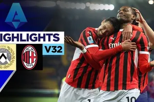 Udinese vs Milan 0-4: Lần lượt Leao, Pavlovic, Hernandez, Reijnder đua tài ghi bàn, chiến thắng tưng bừng