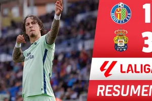 Getafe vs Las Palmas 1-3: Omar Alderete khai bàn, Diego Rico nhận thẻ đỏ, Fabio Silva tỏa sáng cú đúp, Oliver McBurnie chốt hạ 3 điểm quý giá