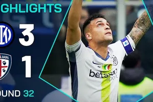 Inter Milan vs Cagliari 3-1: Lần lượt Marko Arnautovic, Lautaro Martinez, Yann Aurel Bisseck lập công, Inter thị uy sức mạnh nhà vô địch Serie A tương lai