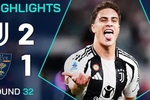 Juventus vs Lecce 2-1: Teun Koopmeiners sớm gieo sầu ngay phút thứ 2, Kenan Yıldız nhân đôi tỷ số, Federico Baschirotto lập công, Juve tạm chiếm vị trí thứ 3 Serie A khi hơn Atalanta