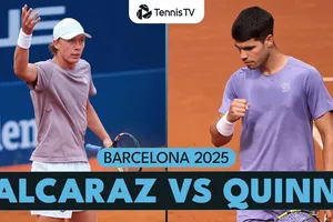 Carlos Alcaraz vs Ethan Quinn 6-2, 7-6 (8-6): Alcaraz thắng dễ Quinn, "Tiểu Nadal" đối đầu Laslo Djere, từng bước chinh phục Barcelona Open 2025