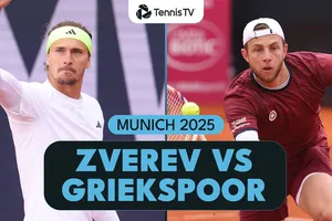 Alexander Zverev vs Tallon Griekspoor 6-7(8), 7-6(3), 6-4: Zverev nhọc nhằn ngược dòng hạ Griekspoor, giành vé bán kết Bavarian Open 2025