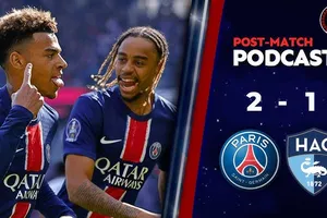 PSG vs Le Havre 2-1: Barcola kiến tạo, Doue sớm khai bàn, Ramos nhân đôi tỷ số, Soumare lập công, PSG chót vót đỉnh bảng, hơn Marseille 22 điểm, đá ít hơn 1 trận
