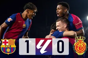 Barcelona vs Mallorca 1-0: Olmo, Yamal, Torres không thắng nổi "Người nhện" Roman, Garcia kiến tạo, Olmo cứa lòng ghi bàn duy nhất, Barca tạm hơn Real 7 điểm nhưng hơn 1 trận