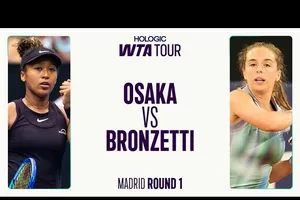 Naomi Osaka vs Lucia Bronzetti 4-6, 6-2, 4-6: Chật vật hạ Osaka, tay vợt Italia Bronzetti gặp Madison Keys ở vòng 2 Madrid Open 2025