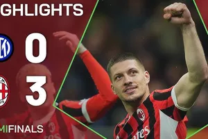 Inter Milan vs AC Milan 0-3 (1-4): Jovic xuất thần cú đúp, Reijnders chốt sổ chiến thắng, Milan hiên ngang giành vé chung kết Coppa Italia, chờ gặp Bologna hay Empoli