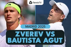 Alexander Zverev vs Roberto Bautista 6-2, 6-2: Hạ lão tướng 37 tuổi Bautista sau 70 phút, Zverev vào vòng 3 Madrid Open gặp Nuno Borges hoặc Alejandro Davidovich Fokina