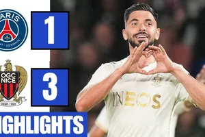 PSG vs Nice 1-3: Sanson xuất thần cú đúp, Dembele kiến tạo, Ruiz ghi bàn danh dự, Ndayishmiye khóa sổ tạo địa chấn hạ PSG