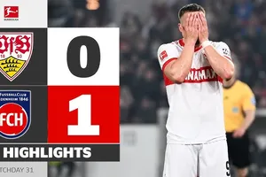 VFB Stuttgart vs Heidenheim 0-1: Jan Schoppner kiến tạo, Mathias Honsak sút góc chết ghi bàn đẹp mắt, Heidenheim giành 3 điểm quý giá nhưng vẫn trong tốp cuối bảng Bundesliga