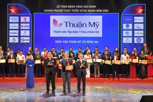 Bệnh viện Thuận Mỹ ITO Đồng Nai, thành viên Tập đoàn Y khoa Hoàn Mỹ, nhận giải thưởng Doanh nghiệp Phát triển vững mạnh 2025