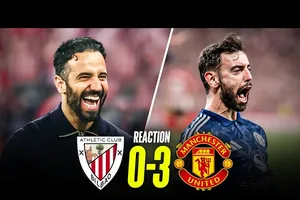 Athletic Bilbao vs Man United 0-3: Casemiro nhẹ nhàng đánh đầu mở bàn, VAR phạt Vivian thẻ đỏ, Fernandes ghi cú đúp nhờ penalty, tái đấu Old Trafford MU rộng cửa vào chung kết Europa League 2025 