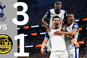 Tottenham vs Bodo/Glimt 3-1: Richarlison đánh đầu, Brennan Johnson tỏa sáng giây thứ 38, Maddison, Solanke chốt hạ thế trận, Saltnes ghi bàn danh dự, Tottenham rộng cửa giành vé chung kết Europa League