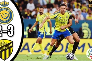 Al Nassr vs Al Ittihad 2-3: Roanaldo bất lực, Mane, Yahya sớm lập công nhưng Benzema, Kante, Aouar ngược dòng chiến thắng, Moussa Diaby nhận thẻ đỏ