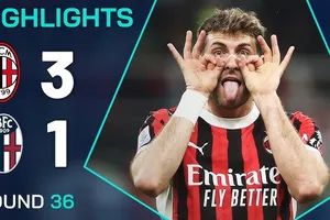 AC Milan vs Bologna 3-1: Dallinga kiến tạo, Orsolini bất ngờ mở bàn, Gimenez xuất thần cú đúp, Pulisic tỏa sáng, Milan thắng nhưng vẫn xếp dưới Bologna