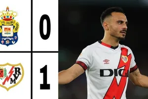 Las Palmas vs Rayo Vallecano 0-1: Alvaro Garcia Rivera đột phá, tỉa bóng góc xa ghi bàn duy nhất giành trọn 3 điểm
