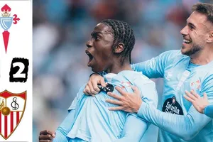 Celta Vigo vs Sevilla 3-2: Kịch tính 5 bàn, Nemanja Gudelj, Kike Salas lập công, Ilaix Moriba, Oscar Mingueza, Borja Iglesias tỏa sáng, Marcos Alonso nhận thẻ đỏ