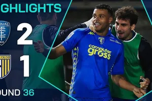 Empoli vs Parma 2-1: Jacopo Fazzini mở bàn, Lautaro Valenti nhận thẻ đỏ, Milan Duric nỗ lực gỡ hòa nhưng Tino Anjorin ấn định chiến thắng