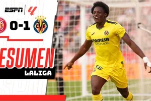 Girona vs Villarreal 0-1: Alfonso Pedraza kiến tạo đẳng cấp, Karl Etta Eyong đánh đầu chớp nhoáng, ghi bàn duy nhất phút 89, Villarreal bỏ túi 3 điểm