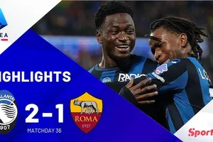 Atalanta vs AS Roma 2-1: Ademola Lookman sút chéo góc điệu nghệ, Bryan Cristante đánh đầu gỡ hòa, Ibrahim Sulemana sút xa chốt sổ 3 điểm, Atalanta củng cố tốp 3 Serie A 2025