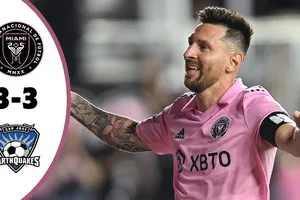 San Jose Earthquakes vs Inter Miami 3-3: Rượt đuổi 6 bàn kịch tính, Messi tịt ngòi, Falcon mở bàn, Allende ghi cú đúp, Arango, Leroux, Harkes tỏa sáng