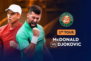Novak Djokovic vs Mackenzie McDonald 6-3, 6-3, 6-3: Sau 1 giờ 58 phút, Djokovic hạ gục McDonald dễ dàng, gặp Corentin Moutet ở vòng 2 Roland Garros 2025