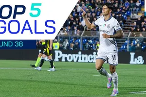 Scott McTominay, Pietro Commuzzo, Riccardo Orsolini, Joaquin Correa, Joao Felix lần lượt vào tốp 5 bàn thắng đẹp nhất vòng 38 Serie A 2024/25