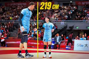 Miễn bàn với "máy đập" Dmitriy Muserskiy có chiều cao 2m19, nỗi sợ hãi của các tay chắn