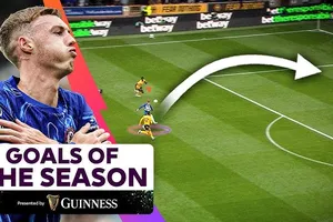 Cole Palmer, Jhon Duran, Nicolas Jackson, Harry Wilson, Alexander Isak, David Brooks, Kaoru Mitoma, Jens Cajuste, Carlos Baleba, Omar Marmoush lần lượt vào tốp bàn thắng đẹp nhất Premier League 2024/25