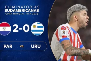 Paraguay vs Uruguay 2-0: Matias Galarza khai bàn, Julio Enciso chốt hạ chiến thắng trên chấm penalty, Paraguay tạm xếp vị trí thứ 3 vòng loại World Cup 2026 khu vực Nam Mỹ