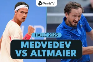 Daniil Medvedev vs Daniel Altmaier 6-3, 6-3: Sau 1 giờ 4 phút, Medvedev dễ dàng vượt qua Altmaier, tiếp tục gặp Quentin Halys ở vòng 16 Halle Open 2025