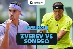 Lorenzo Sonego vs Alexander Zverev 6-3, 4-6, 6-7 (2-7): Chật vật hạ Sonego, Zverev ngược dòng bản lĩnh, gặp Flavio Cobolli tứ kết Halle Open