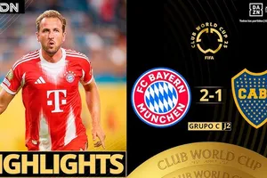 Bayern Munich vs Boca Juniors 2-1: Harry Kane khai bàn, Merentiel gỡ hòa, Kane kiến tạo, Olise giúp HLV Kompany qua vòng bảng FIFA Club World Cup 2025 sớm 1 lượt