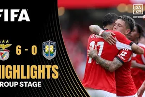 Benfica vs Auckland City 6-0: Di Maria tỏa sáng cú đúp nhờ penalty, Pavlidis, Sanches góp công chiến thắng, Barreiro khoe tài ghi bàn