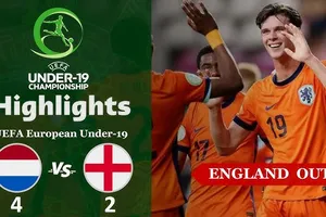 U19 Hà Lan vs U19 Anh 4-2: Mãn nhãn cơn mưa 6 bàn thắng, "Cơn lốc da cam" Smit, Redmond, Hesselink cuốn bay "Tam Sư", Wheatley, Derry ghi bàn danh dự