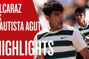 Carlos Alcaraz vs Roberto Bautista Agut 6-4, 6-4: Dễ dàng hạ Agut, 15 cú giao bóng ăn điểm, "Tiểu Nadal" gặp Jiri Lehecka ở chung kết Queen's Club Championships 2025