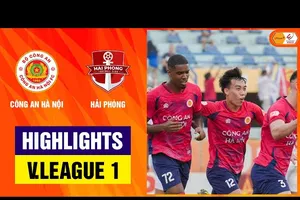 CAHN vs Hải Phòng 2-0: Hugo Gomes sớm khai bàn phút thứ 9, Giáp Tuấn Dương chốt hạ chiến thắng phút 32, CAHN kết thúc V-League 2024/25 ở vị trí thứ ba