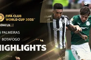 Palmeiras vs Botafogo 1-0: Giằng co 90 phút, Paulinho tỏa sáng hiệp phụ, Gustavo Gomez bị thẻ đỏ, Palmeiras đi tiếp tứ kết FIFA Club World Cup gặp Chelsea