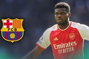 Máy quét Thomas Partey của Arsenal chuẩn bị gia nhập Barcelona