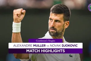 Novak Djokovic vs Alexandre Muller 1-6, 7-6 (9-7), 2-6, 2-6: Chật vật hạ Muller sau 3 giờ 19 phút, "Nole" bước tiếp Wimbledon, gặp tay vợt người Anh Daniel Evans 