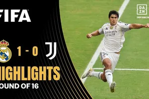 Real Madrid vs Juventus 1-0: "Kẻ đóng thế" Kylian Mbappe vụt sáng, Arnold kiến tạo, Gonzalo Garcia ghi bàn duy nhất, Real vào tứ kết FIFA Club World Cup gặp Dortmund hoặc Monterrey