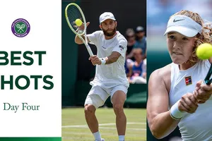Những pha ăn điểm đẳng cấp của Corentin Moutet, Caroline Dolehide, Elisabetta Cocciaretto, Mirra Andreeva và Flavio Cobolli trong ngày thi đấu thứ 4 Wimbledon 2025
