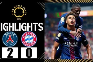 PSG vs Bayern Munich 2-0: Harry Kane tịt ngòi, Doue khai bàn, Pacho, Lucas Hernandez nhận 2 thẻ đỏ, Dembele chốt hạ vé bán kết FIFA Club World Cup, gặp Real Madrid hoặc Dortmund