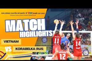 Việt Nam vs CLB Korabelka 2-3: Thắng chật vật Việt Nam, Korabelka đăng quang lần thứ 2 liên tiếp vô địch VTV Cup