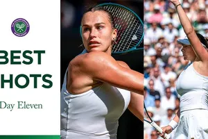 Amanda Anisimova, Aryna Sabalenka và Iga Swiatek vào tốp những pha ăn điểm đẹp mắt ngày thi đấu 11 Wimbledon 2025 