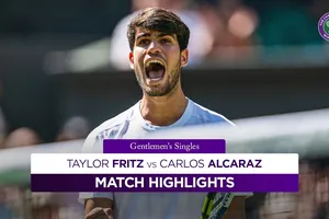 Taylor Fritz vs Carlos Alcaraz 4-6, 7-5, 3-6, 6-7 (6-8): Thắng Fritz sau 4 set, Alcaraz đoạt vé vào chung kết Wimbledon 2025 gặp Sinner hoặc Djokovic