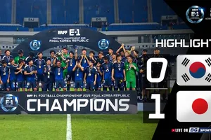 Hàn Quốc vs Nhật Bản 0-1: Soma kiến tạo, Ryo Germain sớm ghi bàn thắng, Hàn Quốc nỗ lực bất thành, nhìn Nhật Bản nâng cao chiếc cúp vô địch Đông Á lần thứ hai liên tiếp